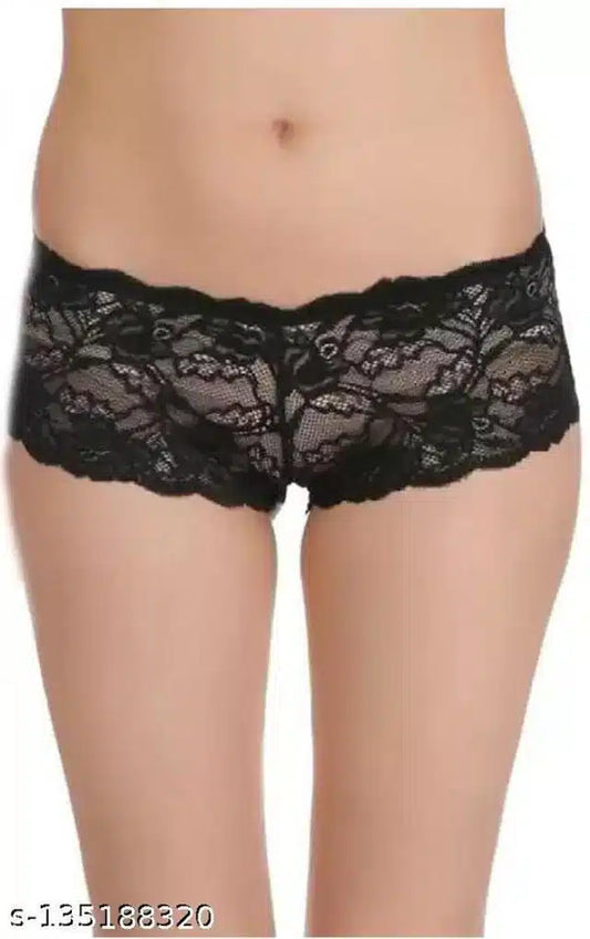 Net Briefs for Women (Black, XXS)